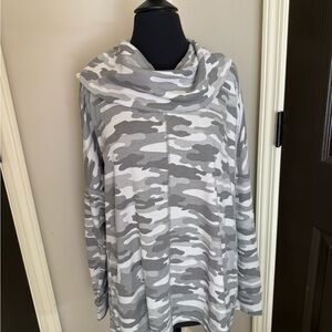 Lucky Brand Gray Knit Sweater 3X